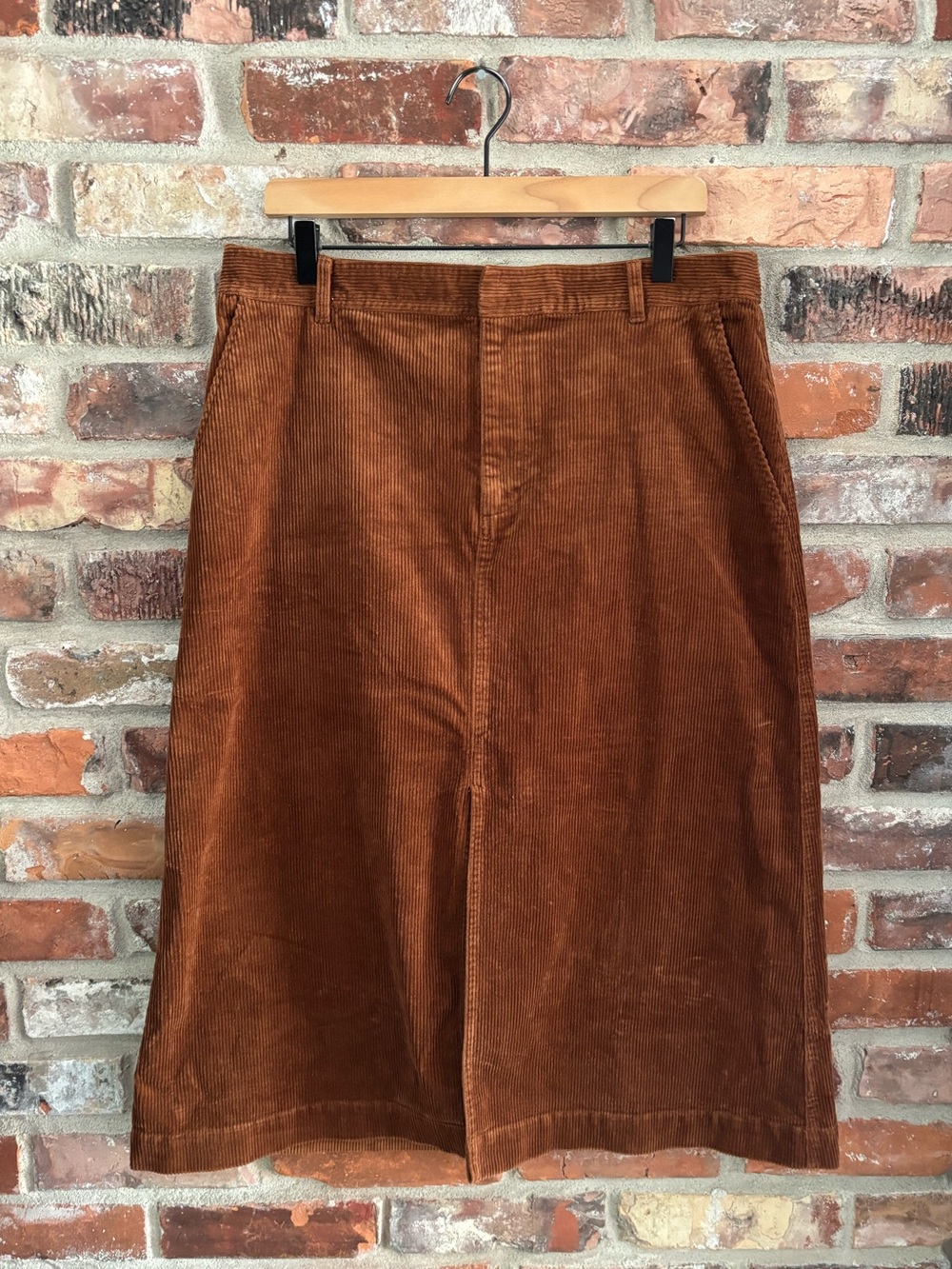 Gap Sierra Brown Corduroy Midi Skirt, 14